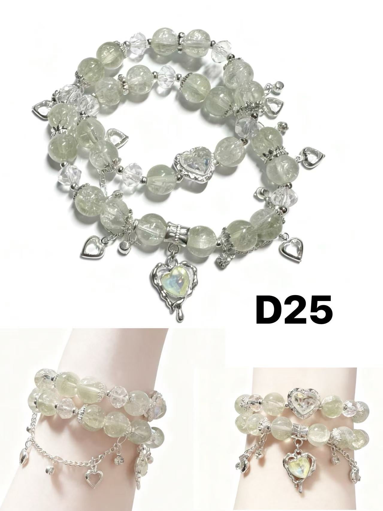 Moonlight Double-Wrap Bracelet β Limited Handmade Design