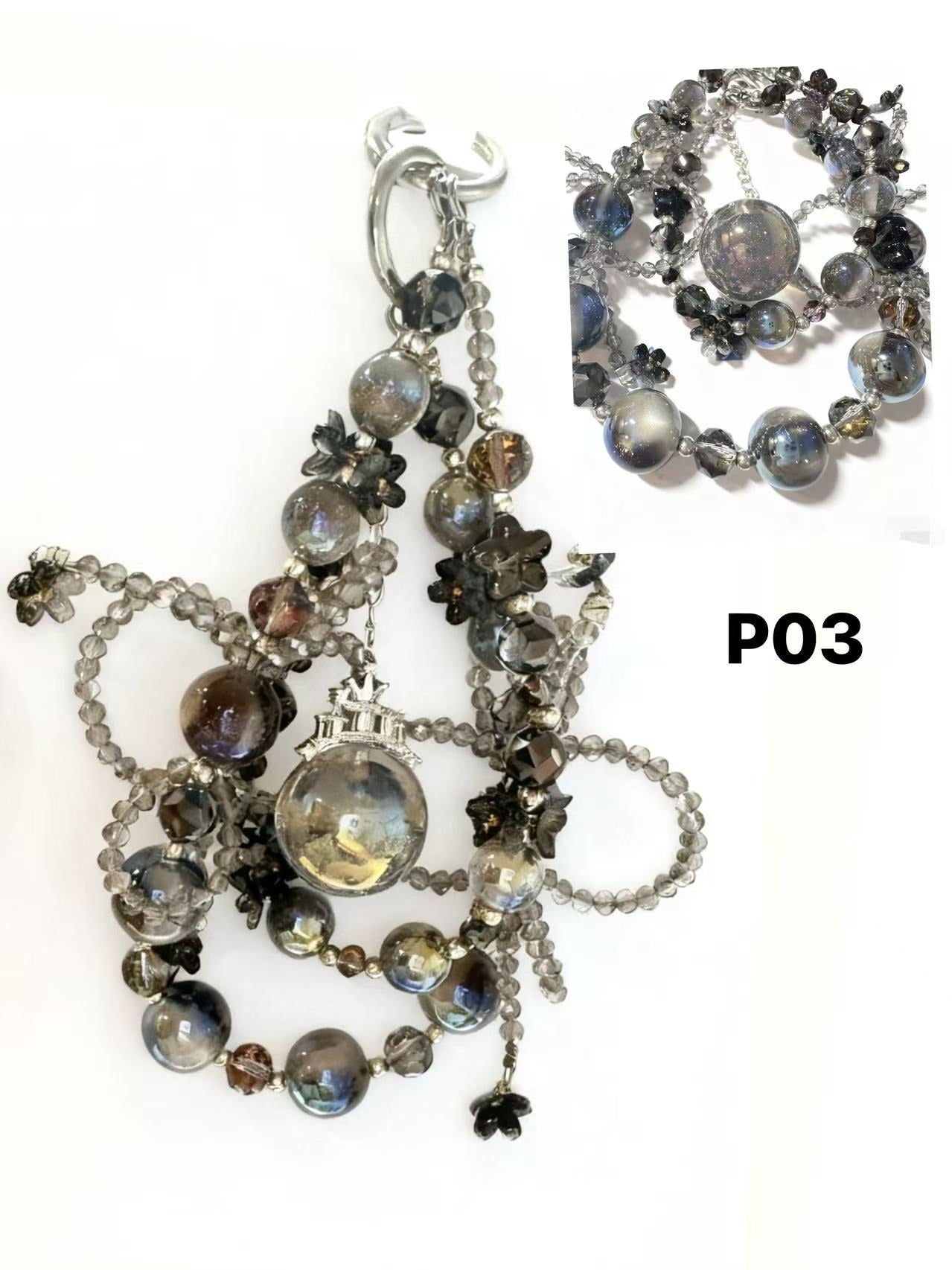 Dream Glow Handcrafted Bag Chain – Multiple Colors, Short Charm