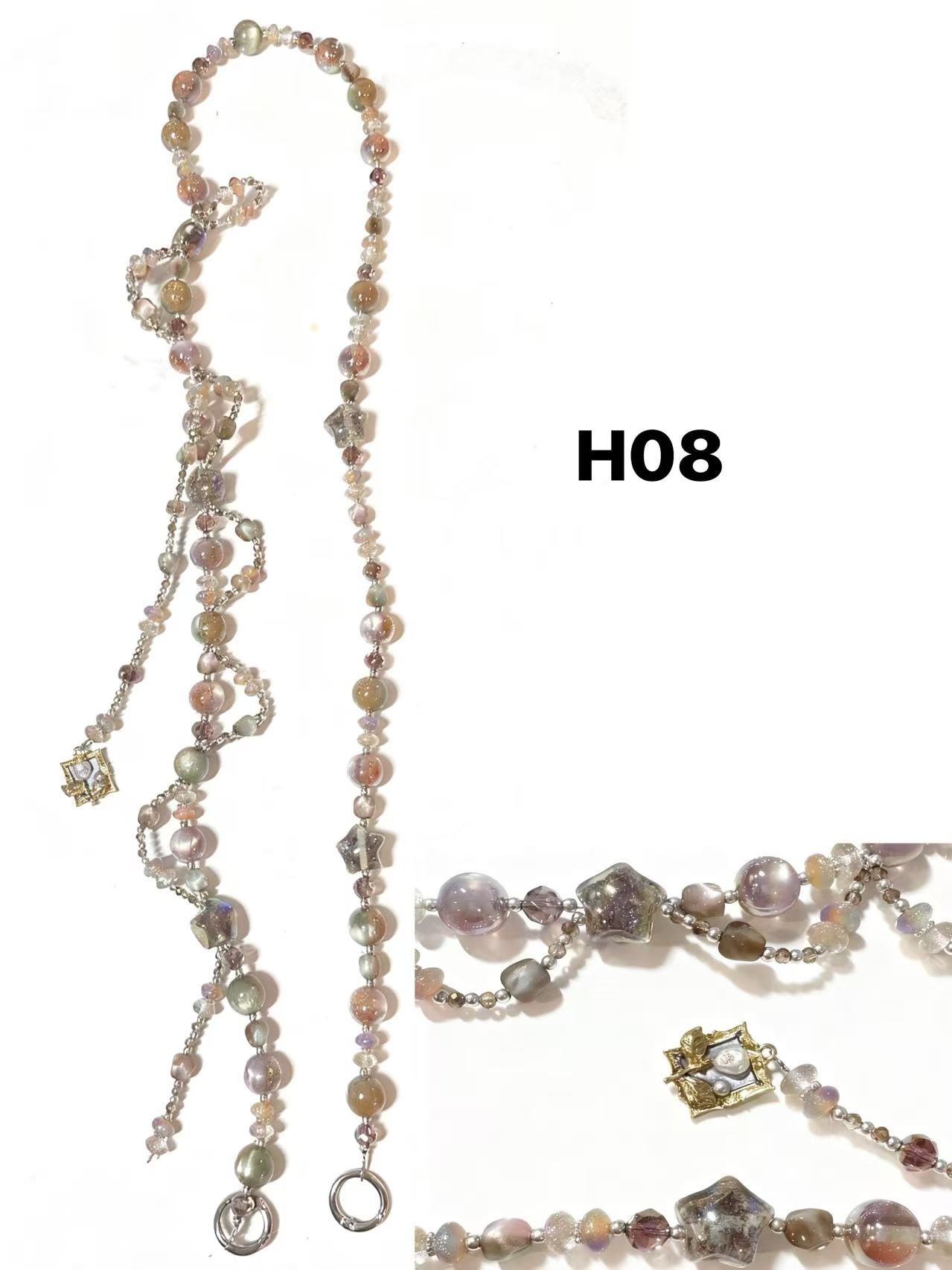 Dream Glow Handcrafted Bag Chain – Multiple Colors, Long Strap