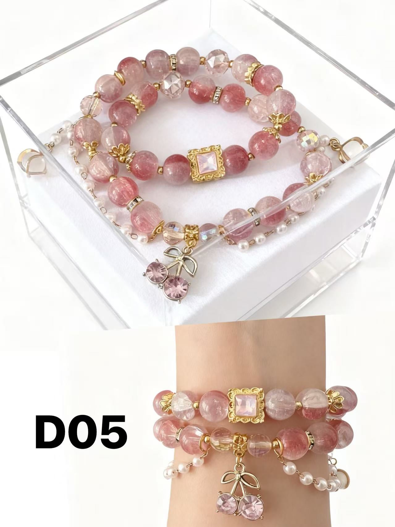 Moonlight Double-Wrap Bracelet — Limited Handmade Design