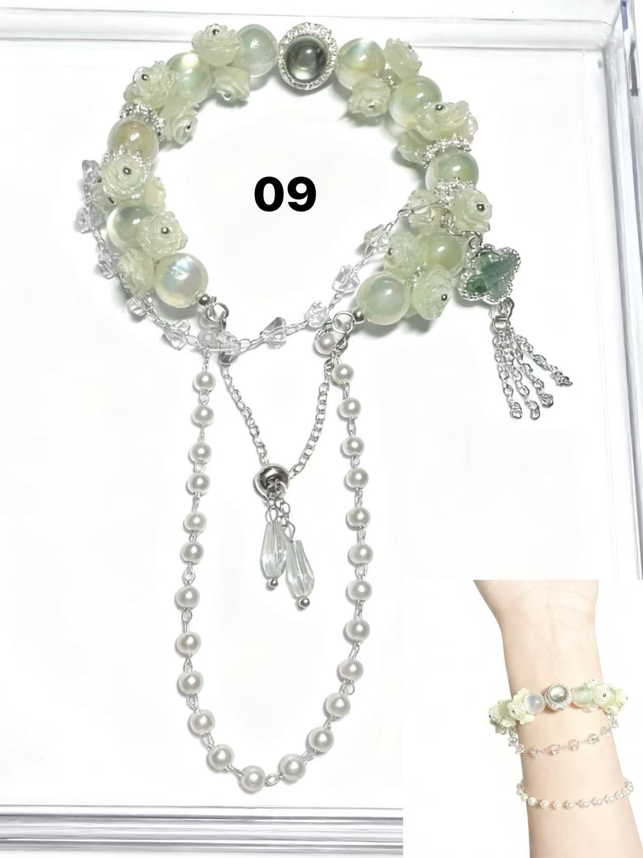 Green Fairyland — Handmade Braided Bracelet Collection