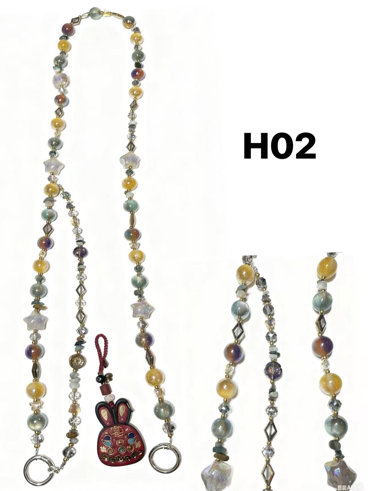 Dream Glow Handcrafted Bag Chain – Multiple Colors, Long Strap