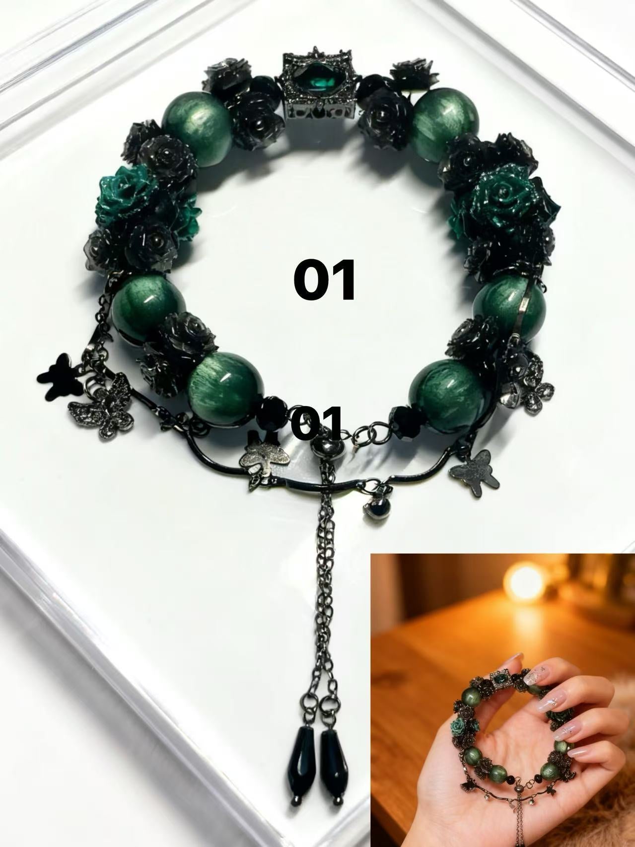 Green Fairyland — Handmade Braided Bracelet Collection