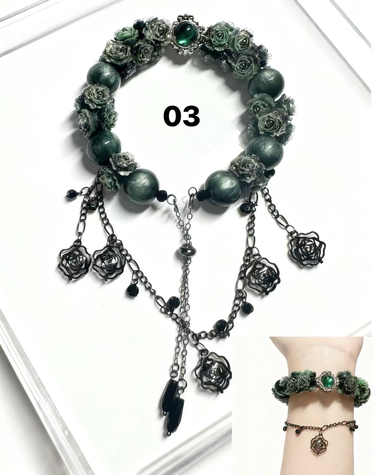 Green Fairyland — Handmade Braided Bracelet Collection