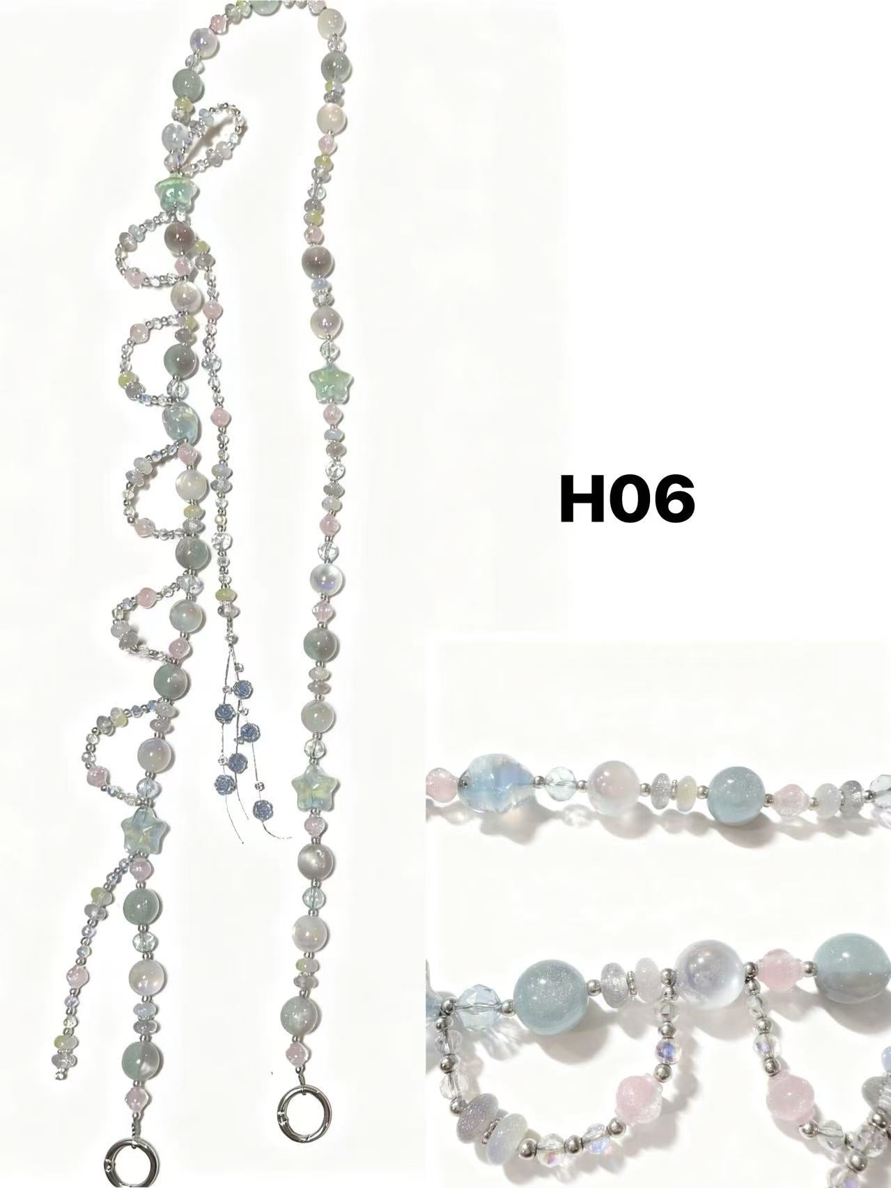 Dream Glow Handcrafted Bag Chain – Multiple Colors, Long Strap