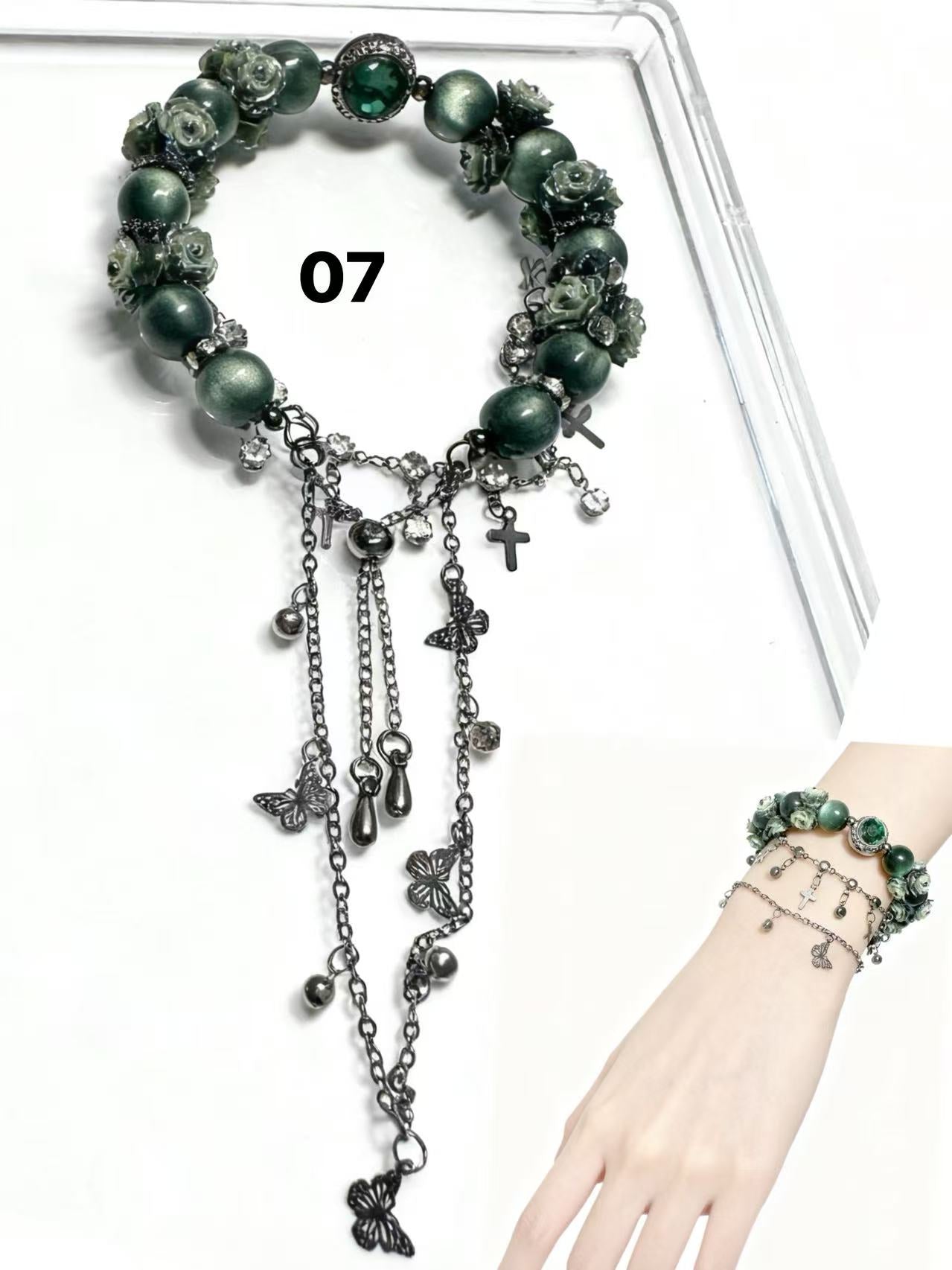 Green Fairyland — Handmade Braided Bracelet Collection