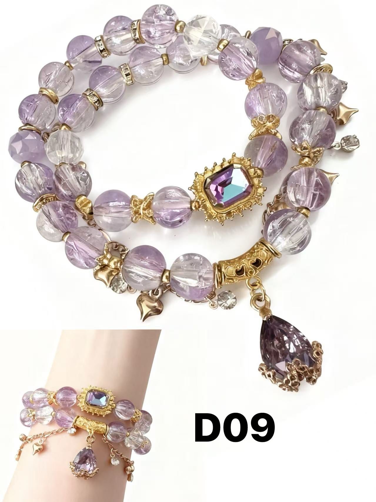 Moonlight Double-Wrap Bracelet — Limited Handmade Design