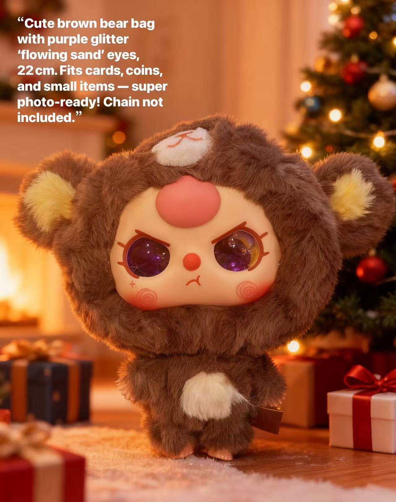 Handmade Realistic Cat Plush Backpack