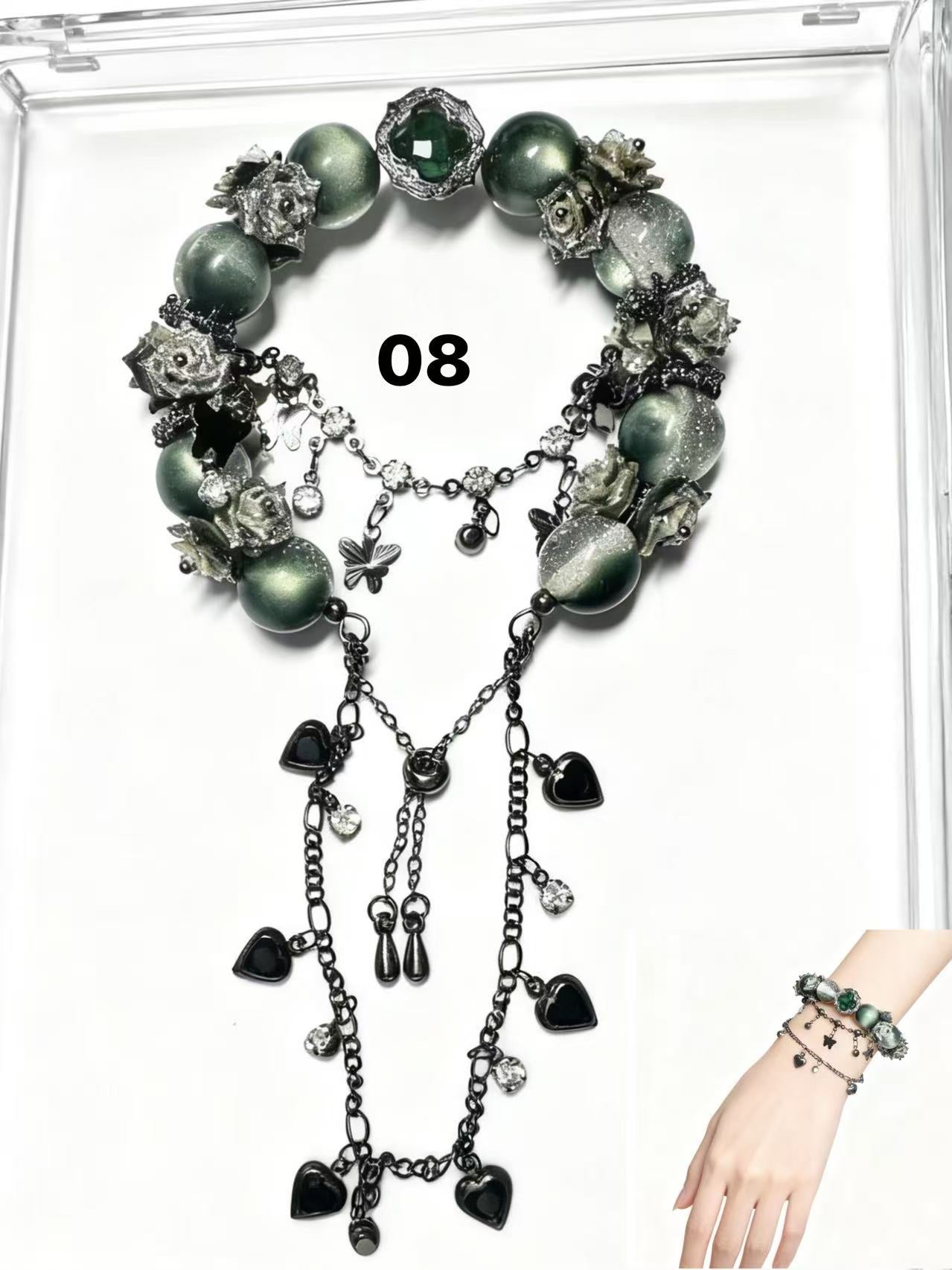 Green Fairyland — Handmade Braided Bracelet Collection