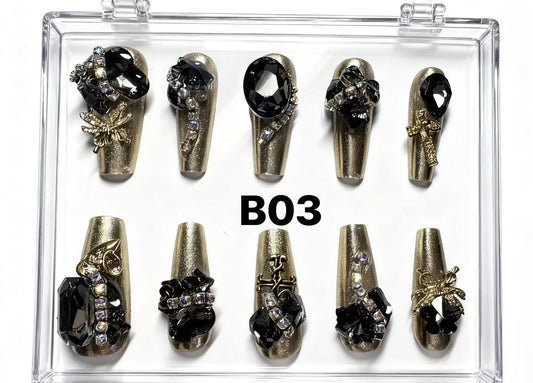 Gold Base Black Diamond Series – Only Size M