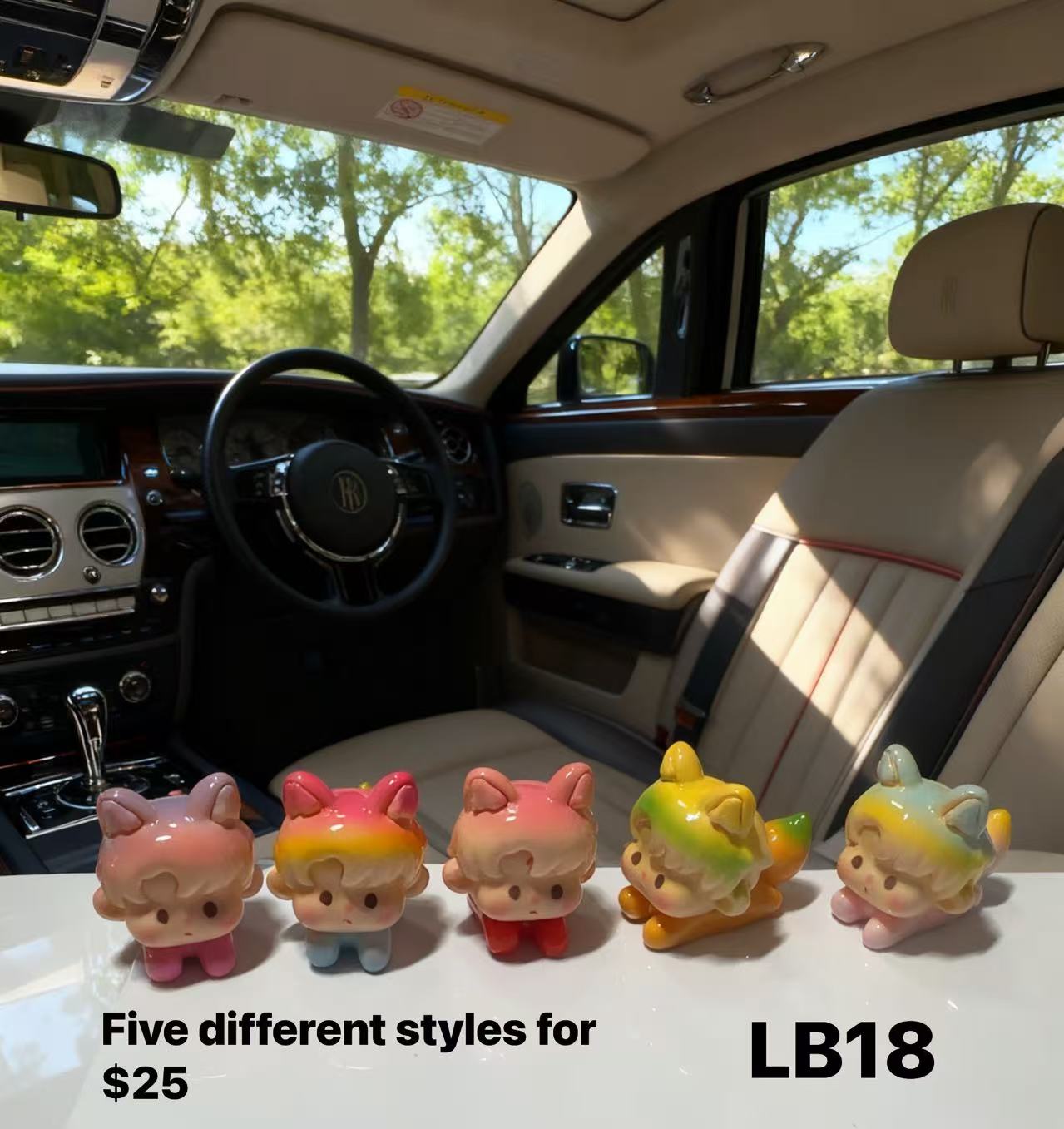 LBB-Cute Car Decor Series
