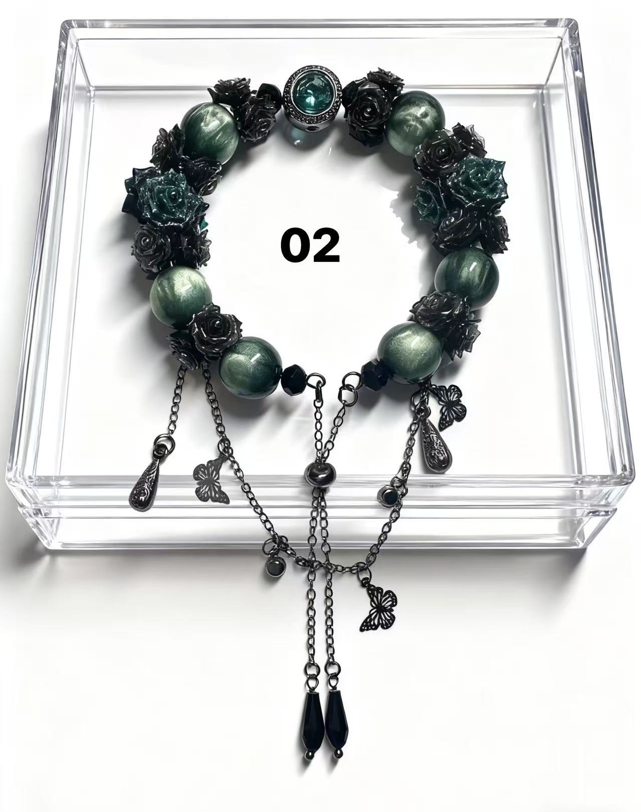 Green Fairyland — Handmade Braided Bracelet Collection