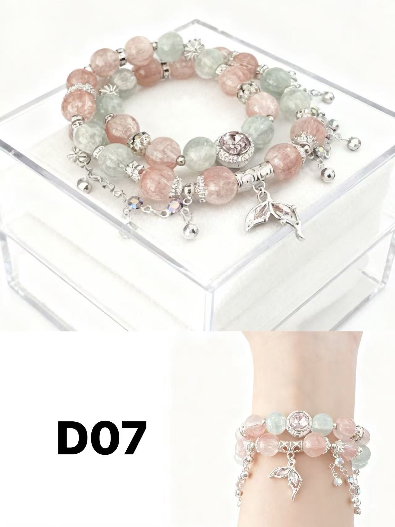 Moonlight Double-Wrap Bracelet — Limited Handmade Design