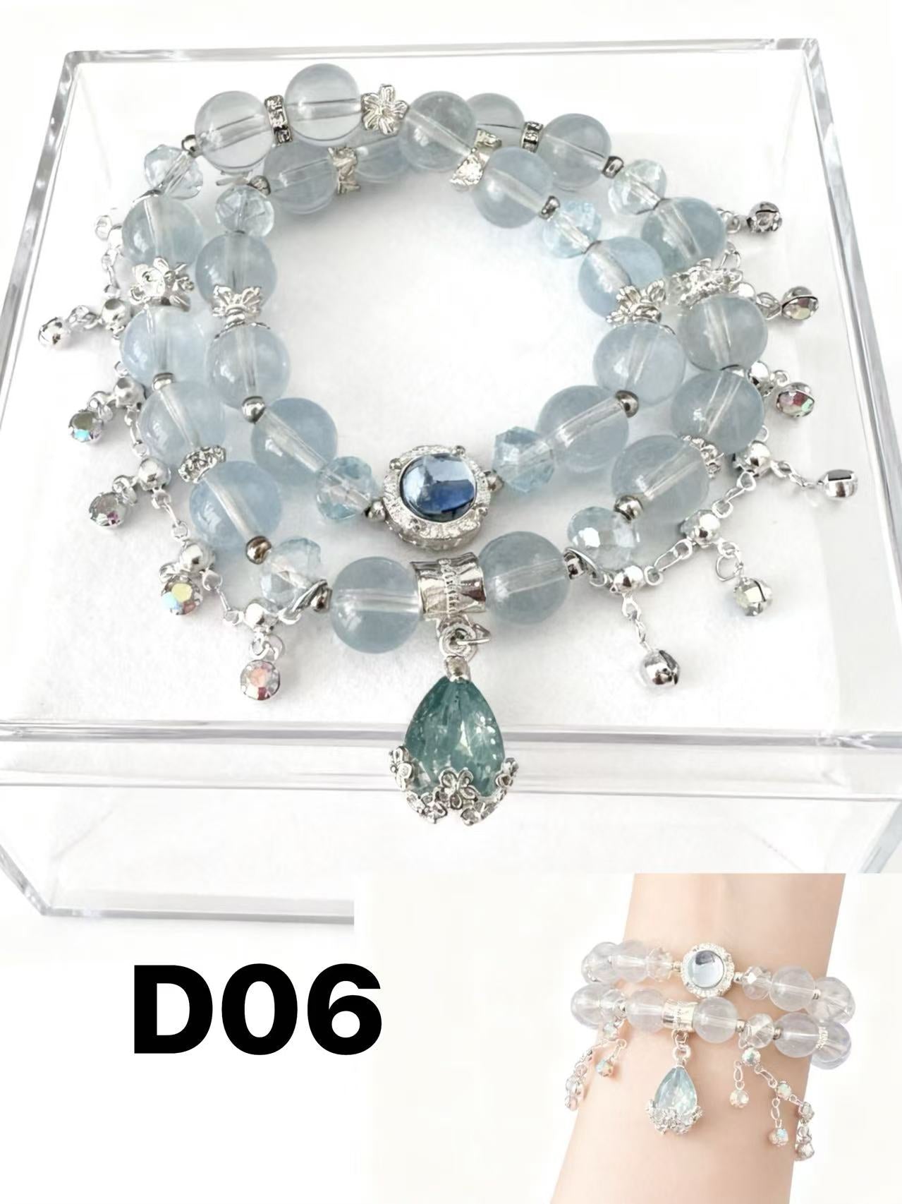 Moonlight Double-Wrap Bracelet — Limited Handmade Design